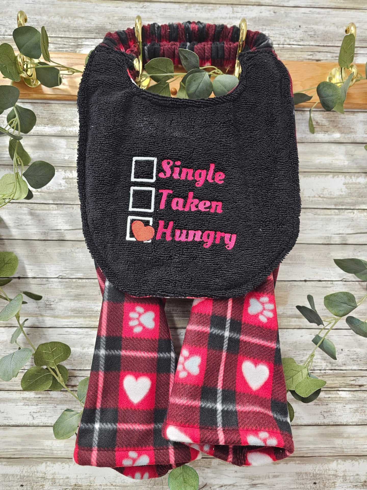 Single Taken ♥ Hungry Bib Set RTS - 18